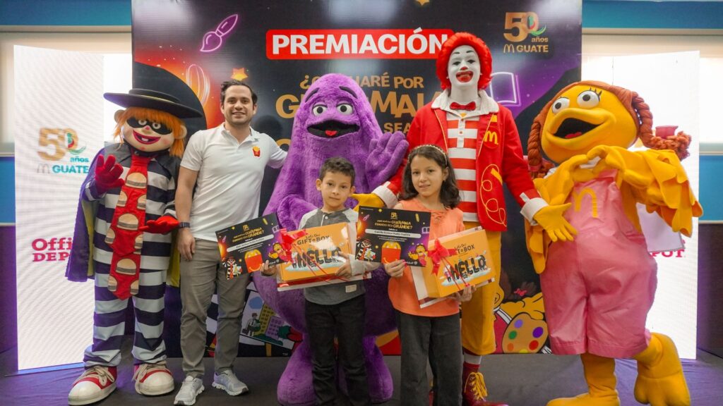 McDonald’s anuncia a los ganadores del concurso “¿Qué haré por Guatemala cuando sea grande?”