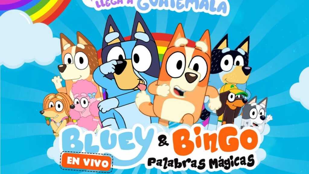 ¡Desde México la familia Heeler llega a Guatemala con Bluey y Bingo