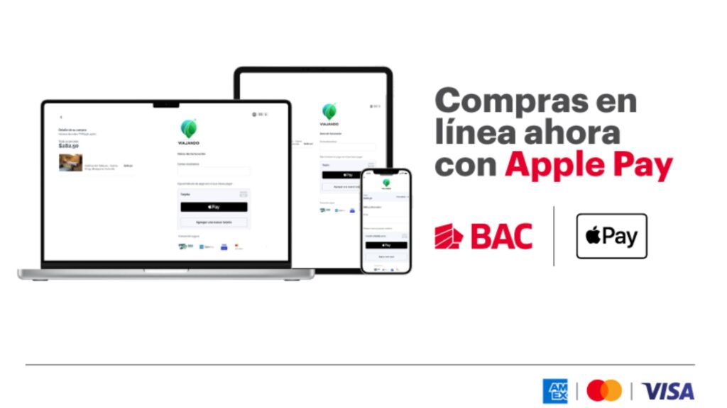 BAC y Mastercard impulsan pagos electrónicos con la integración de Apple Pay