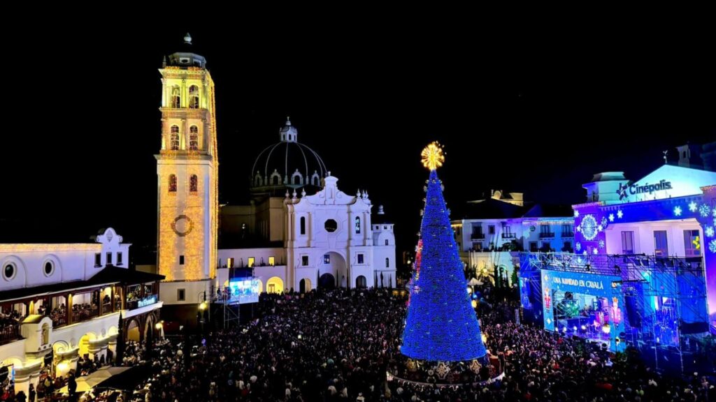 ¡Ciudad Cayalá encendió la magia de la Navidad con un espectáculo para toda la familia!