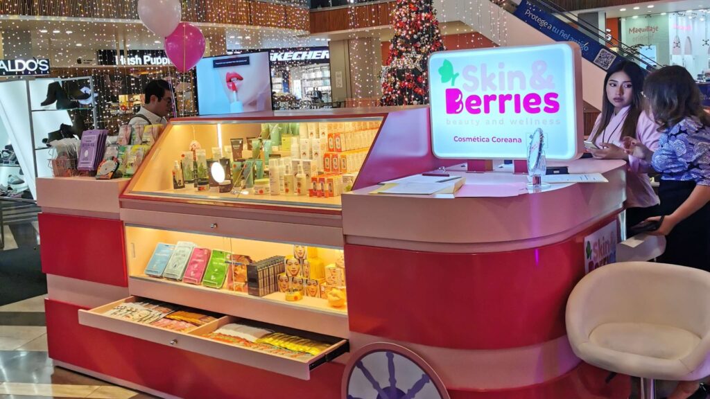 Skin&Berries inaugura con éxito su nuevo kiosko de Skincare Coreano