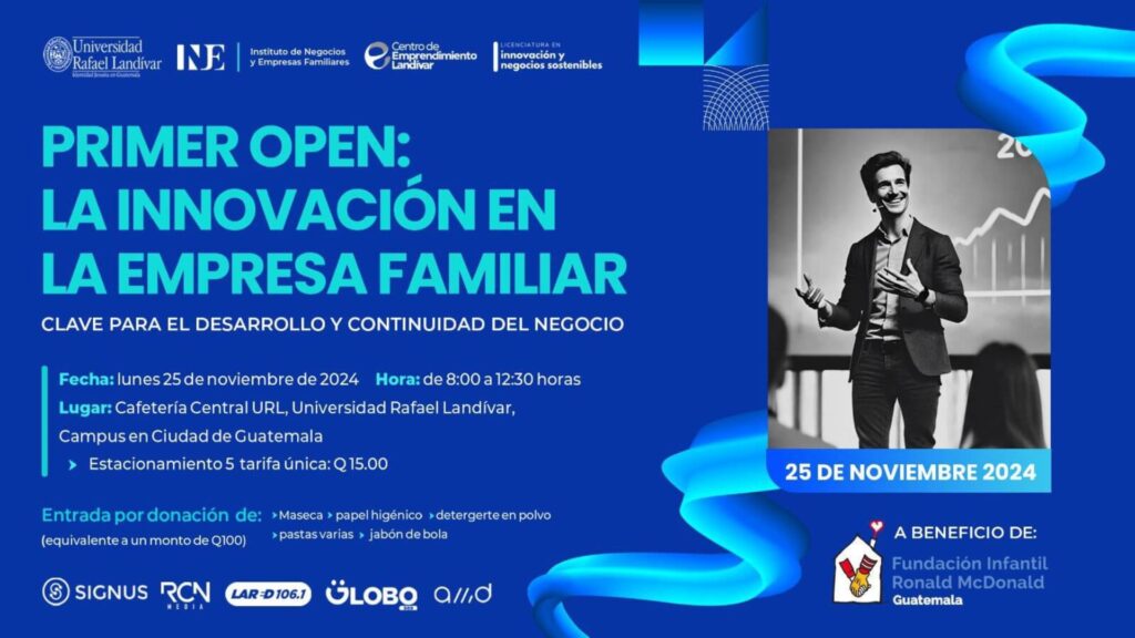 INEF y Universidad Rafael Landívar anuncian el primer OPEN sobre innovación en empresas familiares
