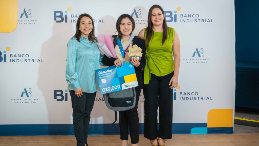 Banco Industrial y el Festival de las Flores 2024 premian a los "Emprendedores que Florecen"
