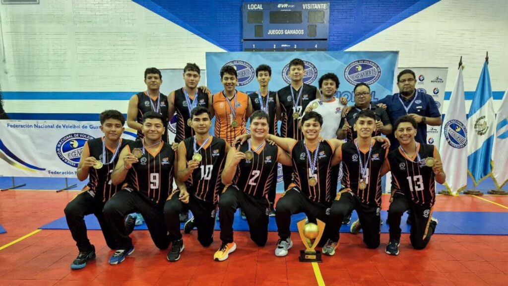 Jutiapa conquista el Campeonato Nacional Juvenil Masculino de Voleibol