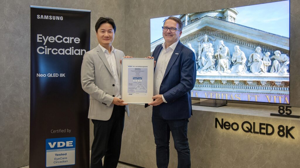 Samsung recibe Certificación de VDE para sus Smart TVs Neo QLED y Lifestyle