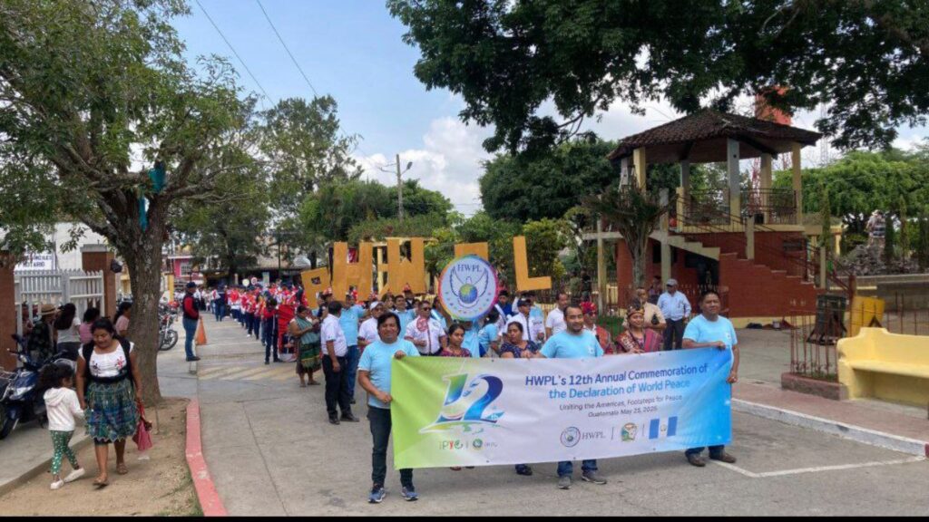 Chuarrancho se une al movimiento mundial por la paz