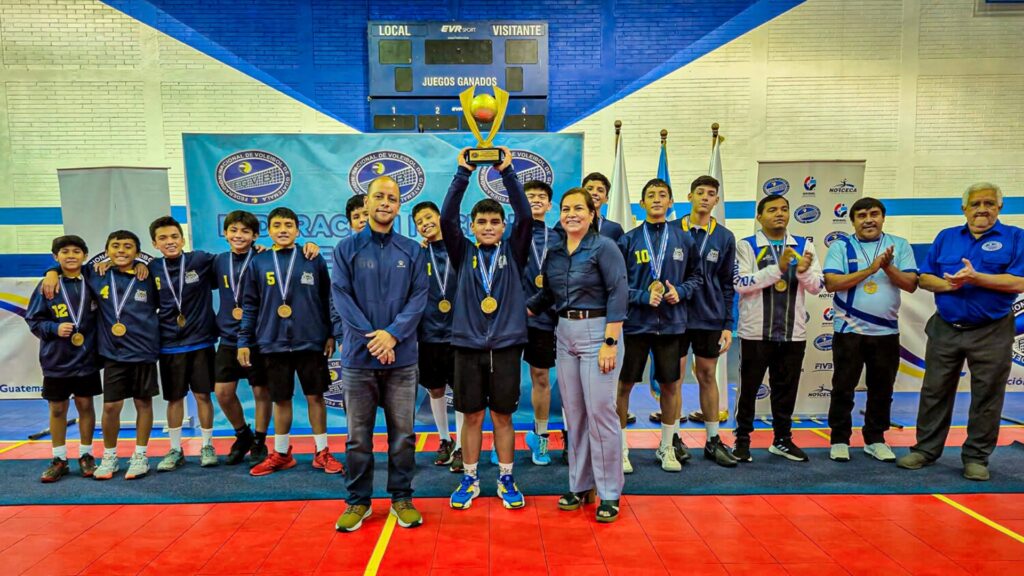 Suchitepéquez se corona campeón del Nacional Infanto Juvenil Masculino de Voleibol