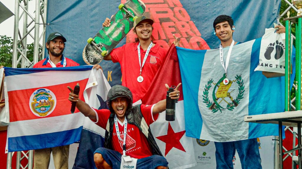 Guatemala brilla y sube al podio en torneo Centroamericano de Skateboarding