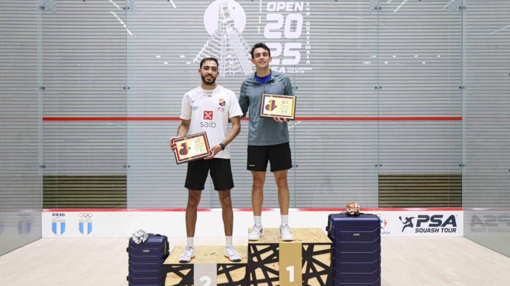 Segundo Guatemala Open de Squash brilla con talento nacional e internacional