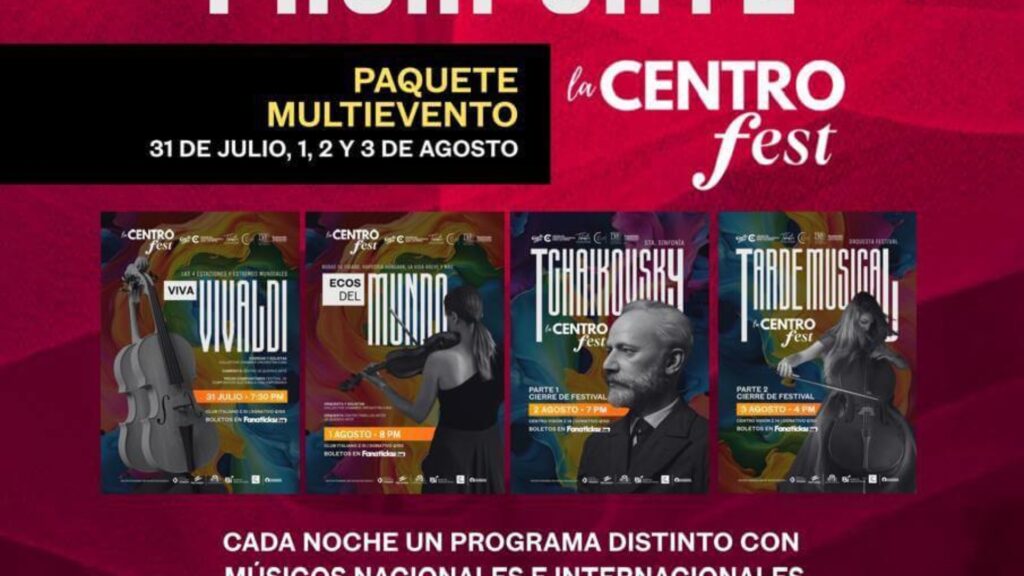 Festival Internacional LA CENTRO 2025 celebra la música con cuatro conciertos irrepetibles