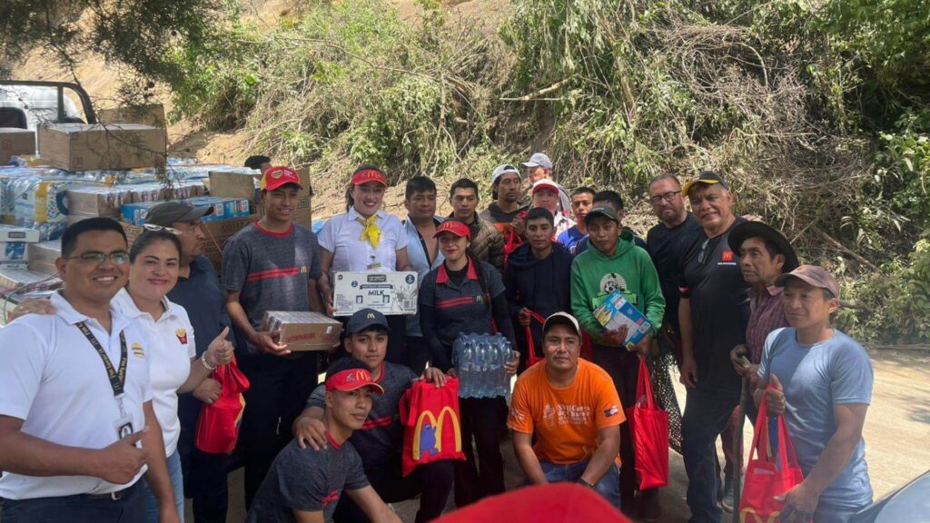 “McDonald’s apoya a las comunidades guatemaltecas tras los sismos”