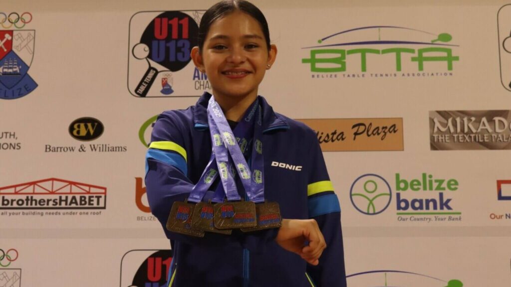 Guatemala conquista el oro en el Centroamericano U11 & U13 de Tenis de Mesa