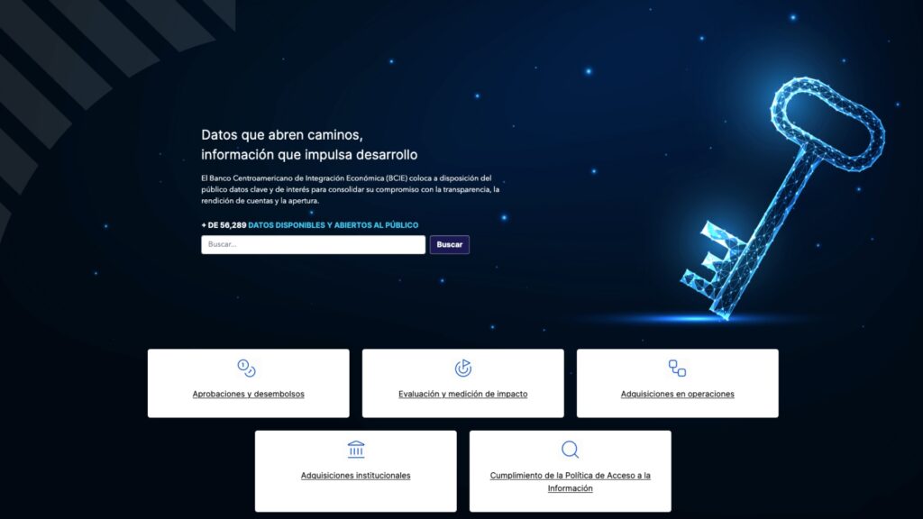 Transparencia e innovación: BCIE estrena plataforma de datos abiertos y concurso regional