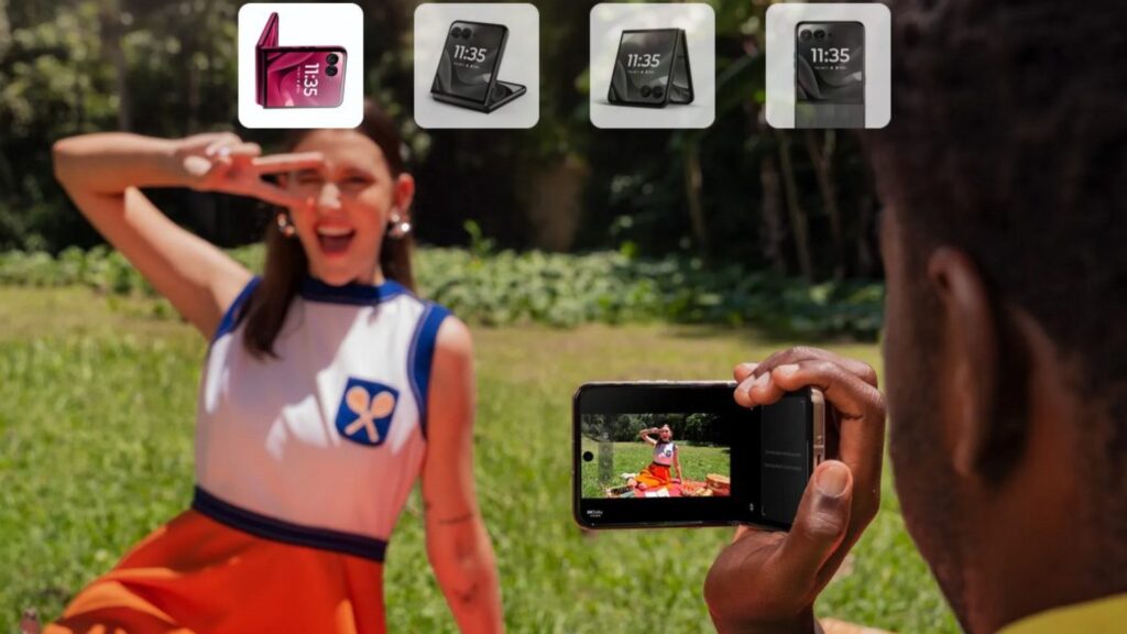 “Gestiona tus llamadas, mensajes y apps sin abrir tu Razr 60 Ultra.”