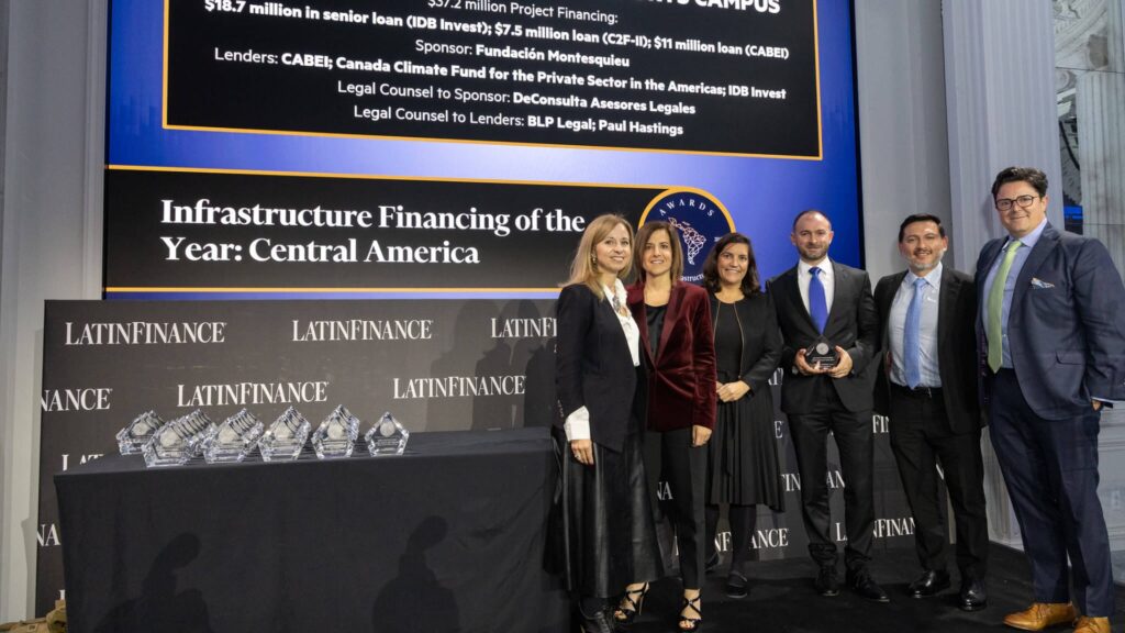 Guatemala brilla en los Latin Finance Awards 2025 con el Proyecto Campus San Cristóbal