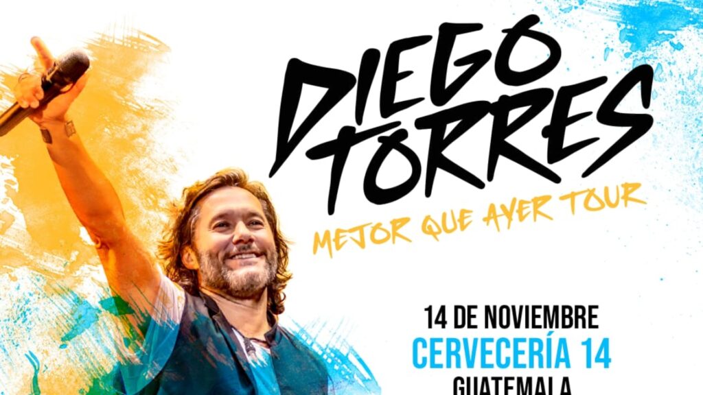 Diego Torres llega a Guatemala con su gira “Mejor Que Ayer Tour”