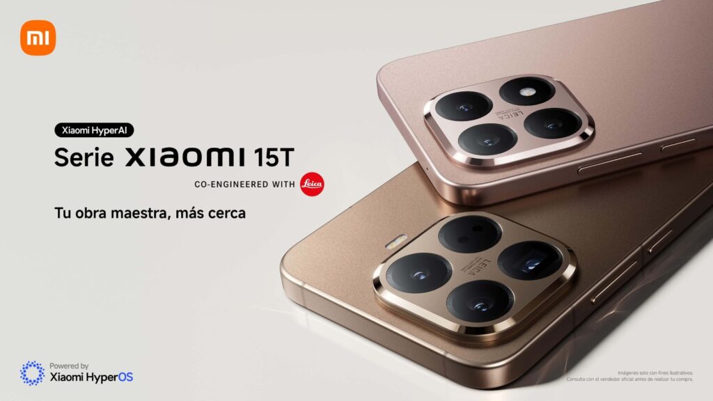 Xiaomi 15T llega para transformar la experiencia digital con fotografía profesional y rendimiento de élite