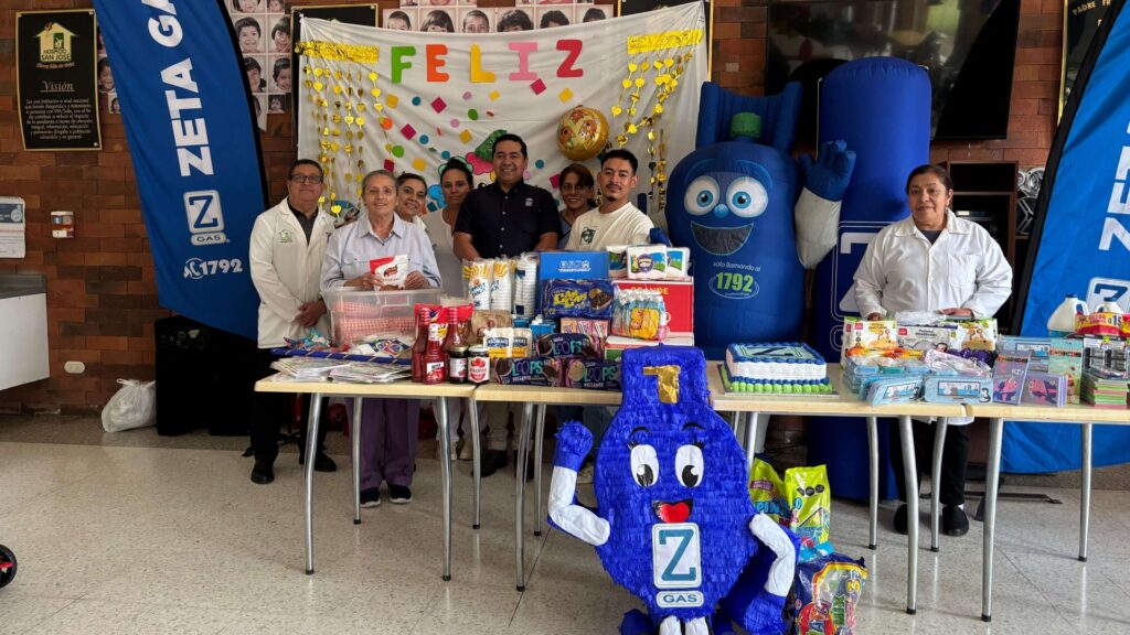 Zeta Gas comparte momentos de felicidad con los pequeños del Hospicio San José