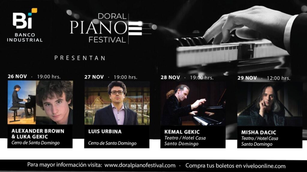 Doral Piano Festival 2025: Antigua Guatemala será sede de una semana de formación y talento pianístico