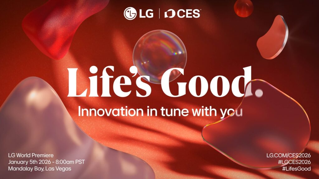 LG llevará al CES 2026 una propuesta de innovación enfocada en la vida diaria