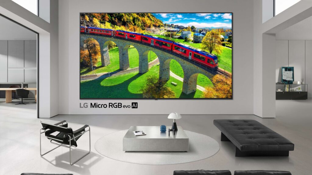LG Micro RGB EVO: innovación en televisores LCD con tecnología de inteligencia artificial