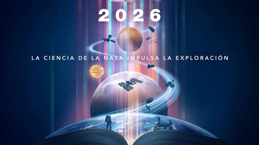 La NASA presenta su calendario descargable 2026 con impactantes imágenes del espacio