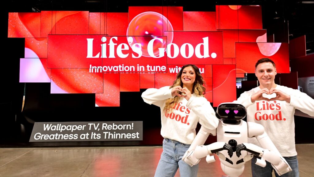 LG Electronics presenta la inteligencia afectiva en acción durante CES 2026