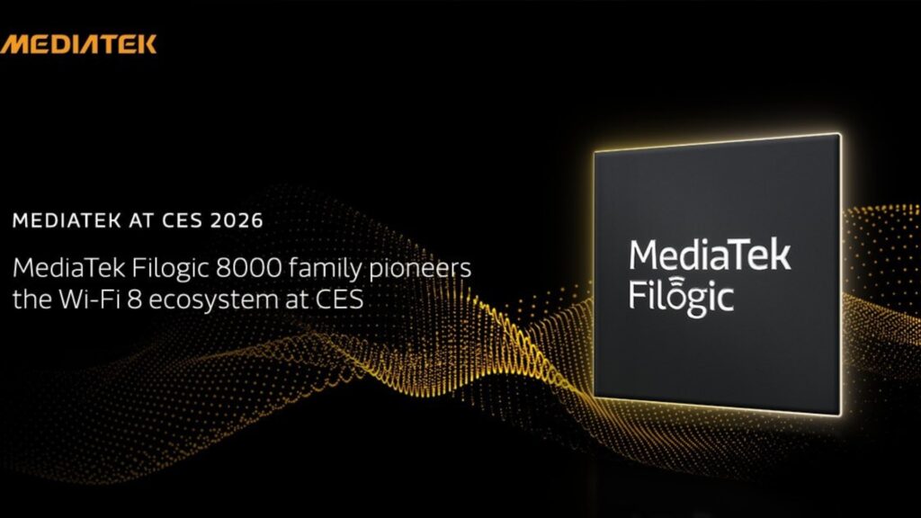 MediaTek fortalece el futuro de la conectividad con Filogic 8000 y Wi-Fi 8 en CES 2026