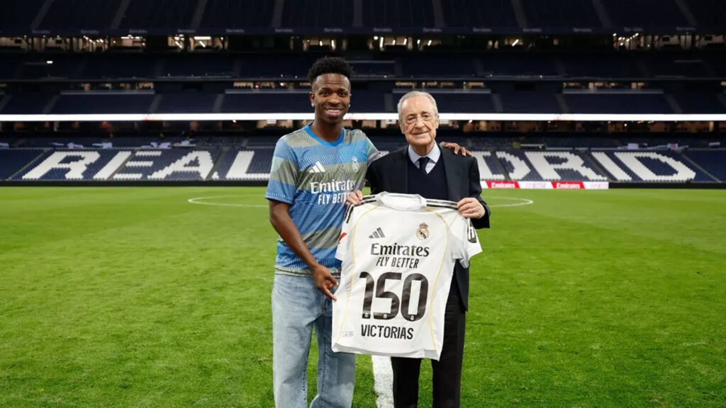 Vini Jr. alcanza los 150 triunfos en LaLiga con el Real Madrid