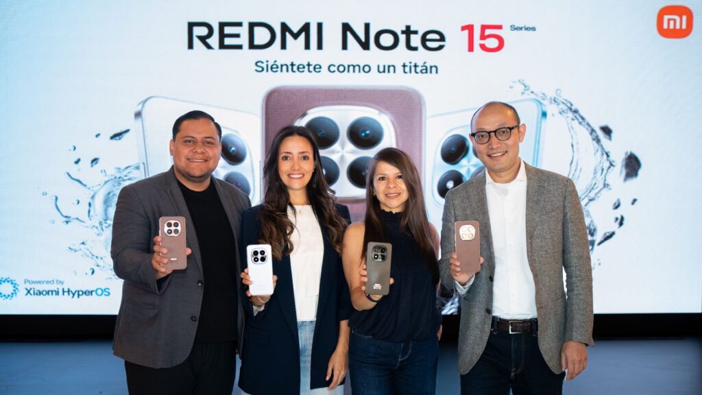 Serie REDMI Note 15 llega a Guatemala con imagen avanzada y potencia para todo el día