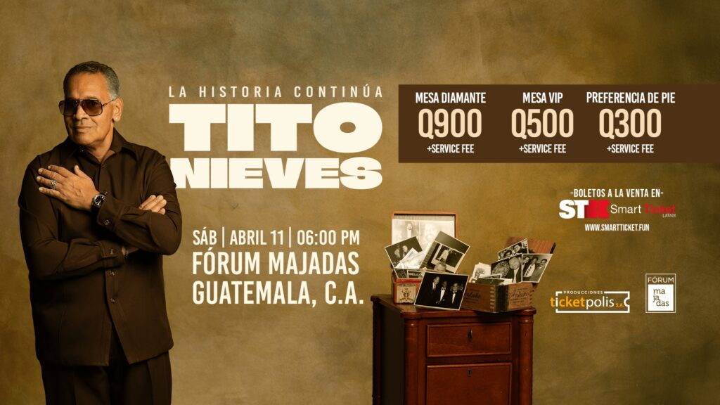 Guatemala será parte de la celebración de los 50 años de Tito Nieves