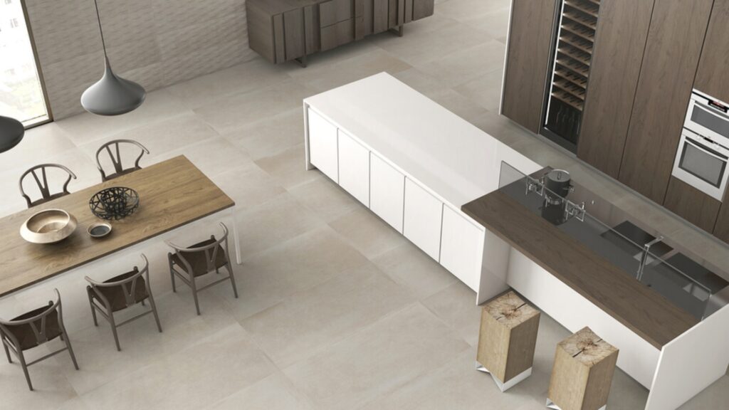 Revestimientos de gran formato ganan protagonismo en espacios contemporáneos