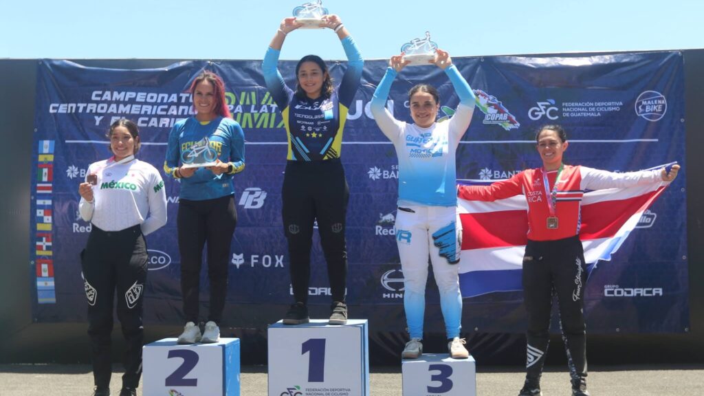 Andrea González logra bronce en el Campeonato Centroamericano y del Caribe de BMX
