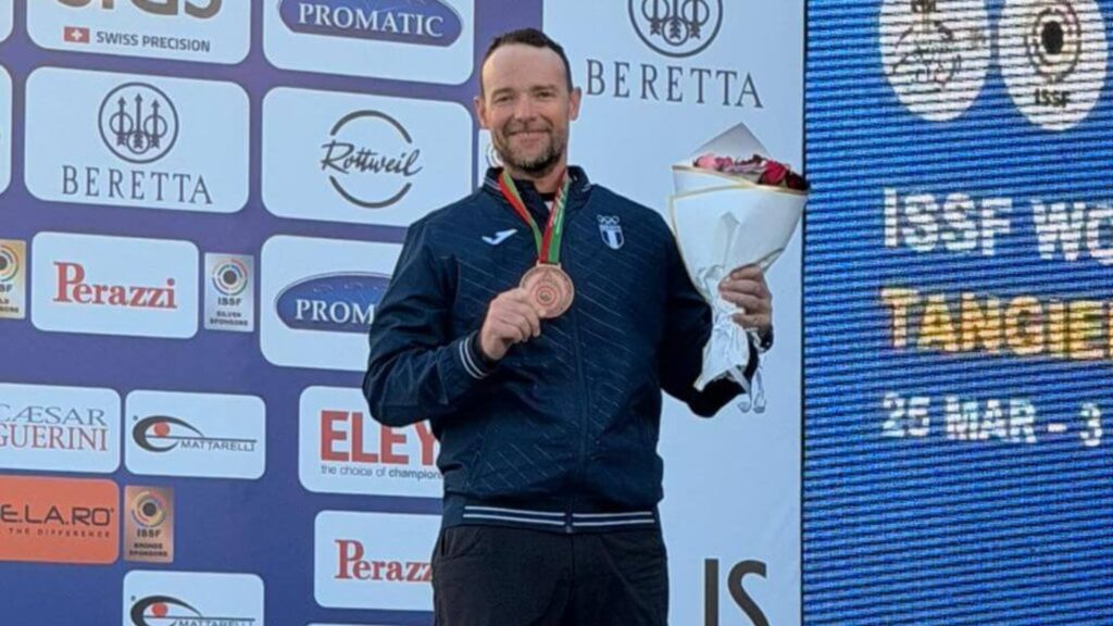Jean Pierre Brol sube al podio con bronce en la Copa del Mundo ISSF de Marruecos