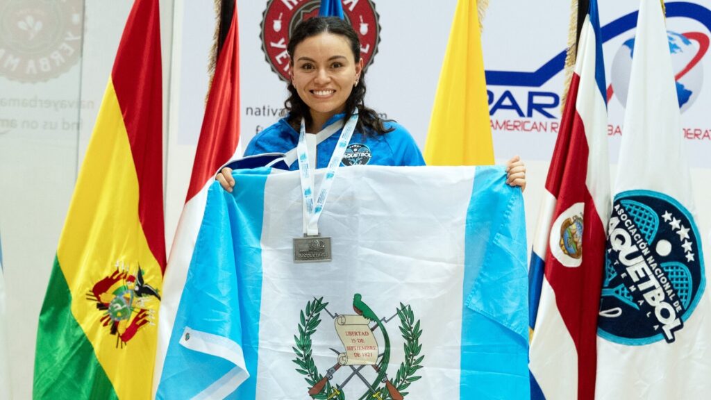 Guatemala destaca en el Panamericano de Ráquetbol y asegura plazas a Santo Domingo 2026