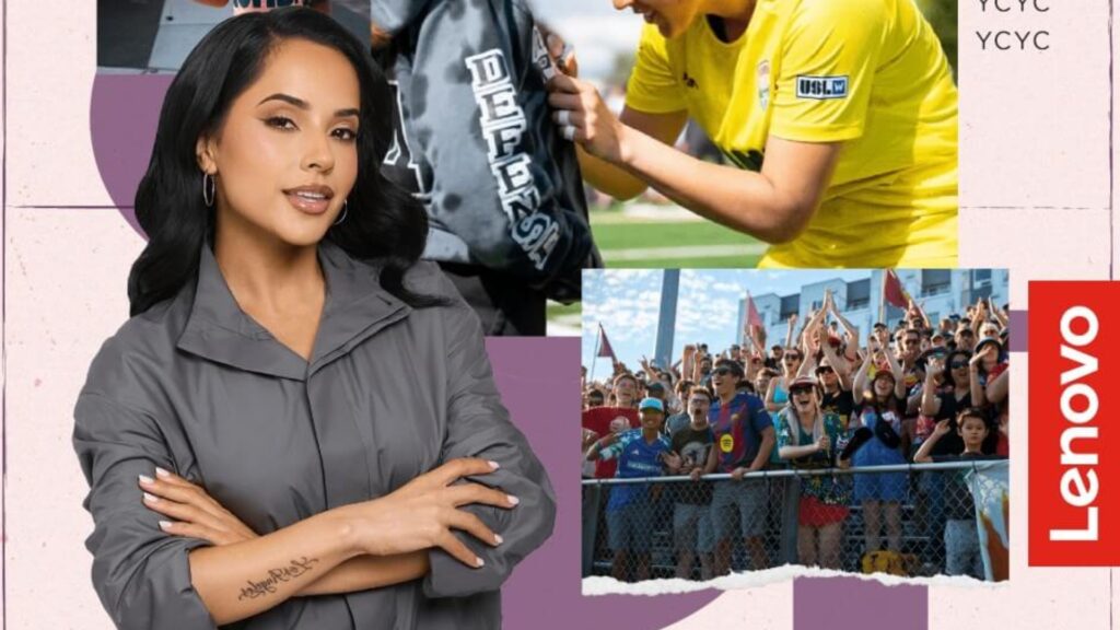 Lenovo y Becky G impulsan la creatividad en el fútbol comunitario