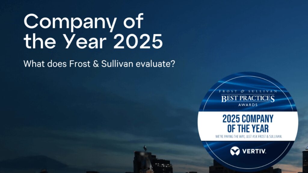 Vertiv lidera en América Latina tras reconocimiento de Frost & Sullivan