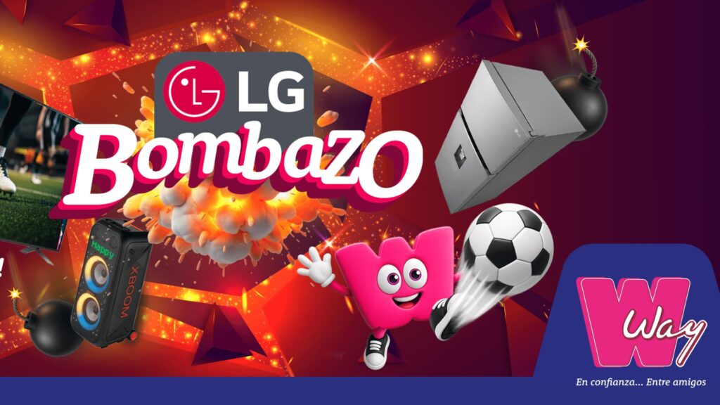 LG Bombazo ofrece ofertas exclusivas en Agencias Way