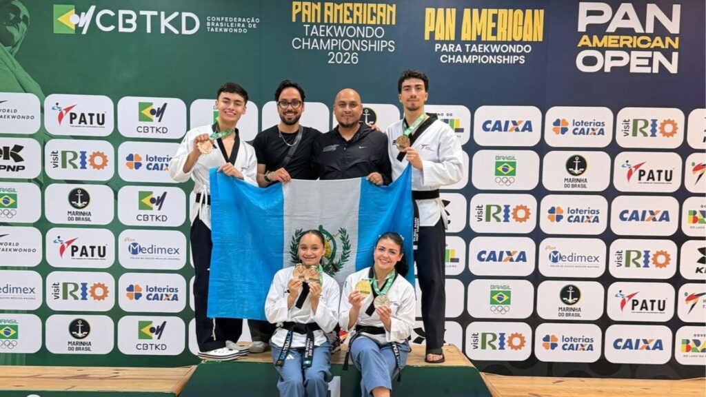 Guatemala destaca en Río de Janeiro con cinco preseas en Poomsae