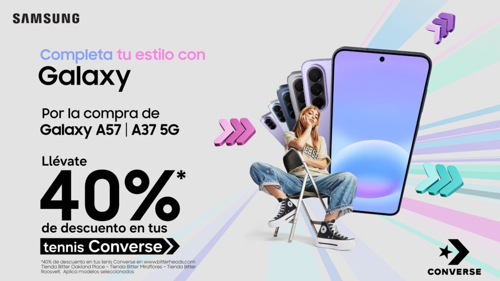 Samsung presenta una colaboración con mucho estilo junto a Converse
