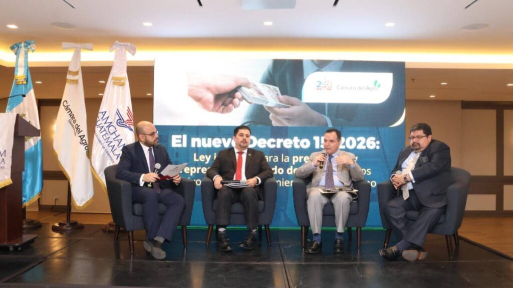 AmCham Guatemala y Cámara del Agro analizan el impacto de la Ley contra el Lavado de Dinero