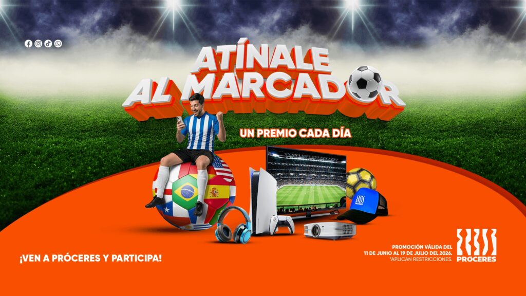 Vive la emoción del Mundial con cada partido y gana con “Atínale al Marcador”