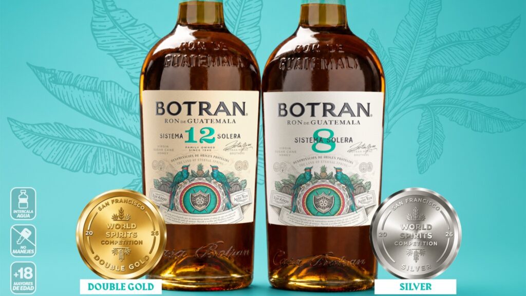 Ron Botran No. 12 obtiene medalla Double Gold en el San Francisco World Spirits Competition 2026