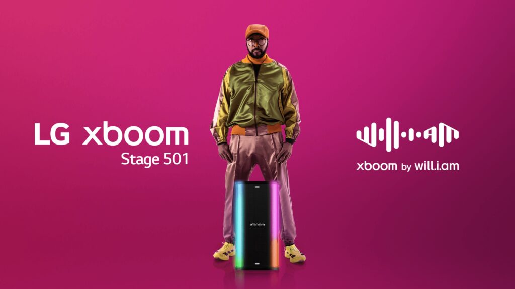 LG presenta el XBOOM Stage 501 con karaoke impulsado por inteligencia artificial