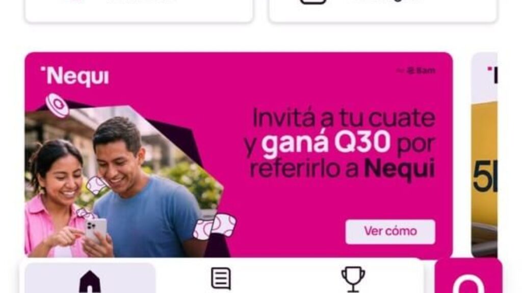 Nequi ofrece 50% de reintegro en recargas Claro y Tigo en Guatemala