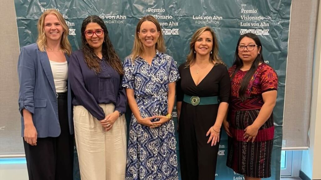 Premio Visionario Luis von Ahn 2026 reconoce a cuatro mujeres guatemaltecas