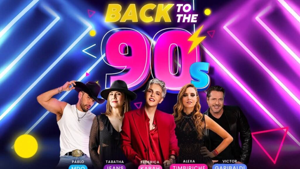 La nostalgia de los 90 llega a Guatemala con Back to the 90's