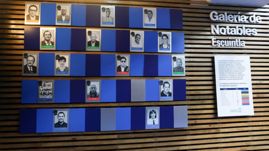 Galería de Notables en Escuintla rinde homenaje a figuras del deporte nacional