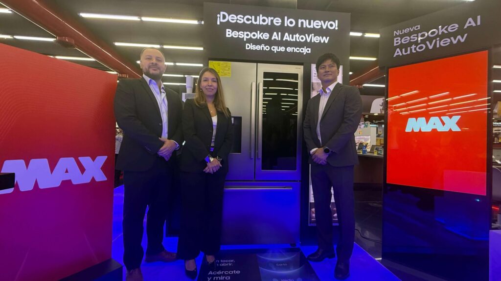 Samsung presenta en MAX un refrigerador que ilumina su interior al acercarte