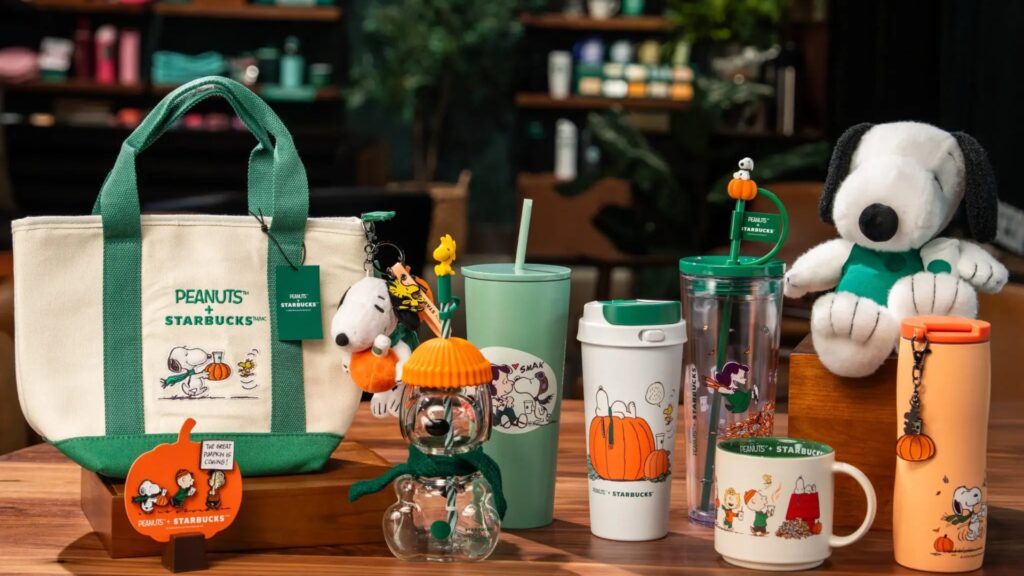 Starbucks y Peanuts celebran el otoño con una nueva colección inspirada en The Great Pumpkin